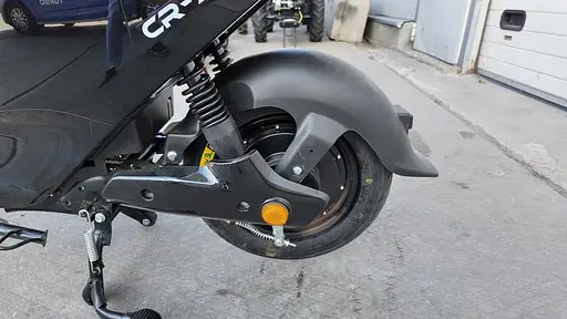 Електроскутер Двомісний CROSSER CR9 (1000W,72V,24Ah графенові абк) Чорний - фото 7