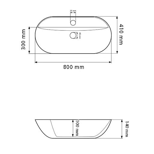 Умивальник VBI Terni M travertine накладний VBI-011804 - фото 5