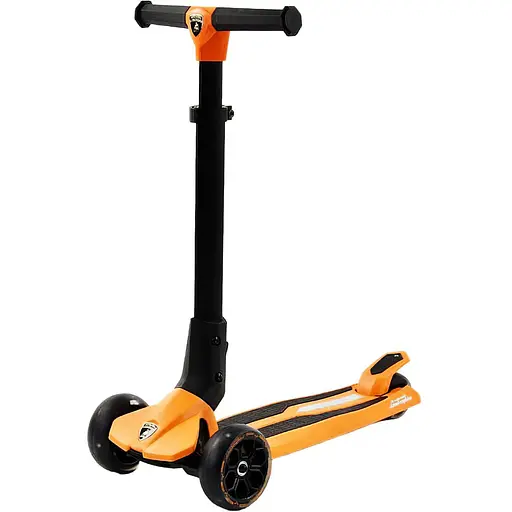 Самокат Best Scooter 65х16х31 см Оранжево-чорний 000231468