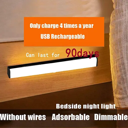 Інтелектуальне світлодіодне індукційне світло USB 30 см з магнітом та датчиком руху - фото 5