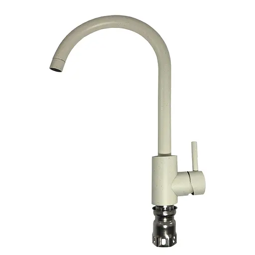 Смеситель для кухни U-гусак гайка Ø35 Frap 1/10 F40899-1 Нержавеющая сталь - фото 1