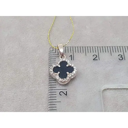 Золота підвіска Платон Конюшина з агатом та фіанітами. 1П162/67Б - фото 4