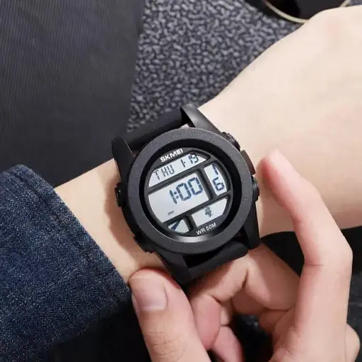 Чоловічий спортивний годинник Skmei 1906 (Білий циферблат) - фото 9