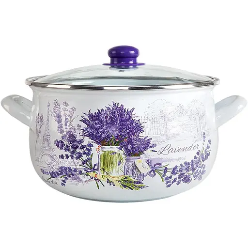 Кастрюля Gusto GT-T-124-L Лаванда 16 см 2.1 л (96028)