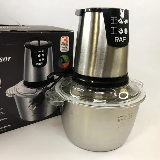 Універсальний подрібнювач кухонний RAF R7009G м'ясорубка чоппер 1000 Вт 2л - фото 6