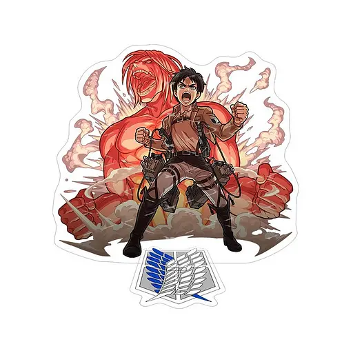 Акриловая фигурка Атака титанов Эрен Егерь Attack on Titan Eren Yeager 10 см