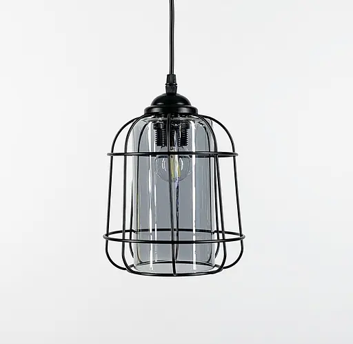 Мінімалістичний підвіс з двома варіантами плафонів Line.F Колір плафона Янтарний - фото 1