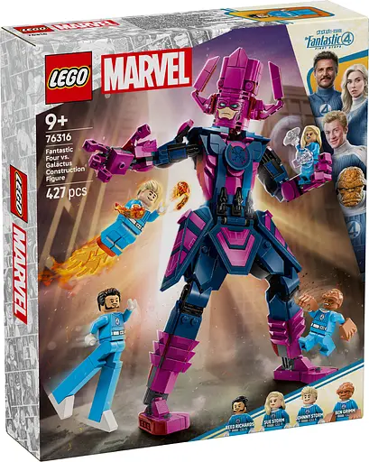 Конструктор LEGO Super Heroes Marvel Фантастична четвірка проти Ґалактуса: фігурка для складання 427 деталей (76316) - фото 2