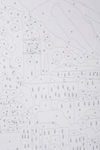 Набір для розпису по номерах "Портове містечко" 40*50 см, IDEA2-GX45550, ТМ "99IDEAS" - фото 7