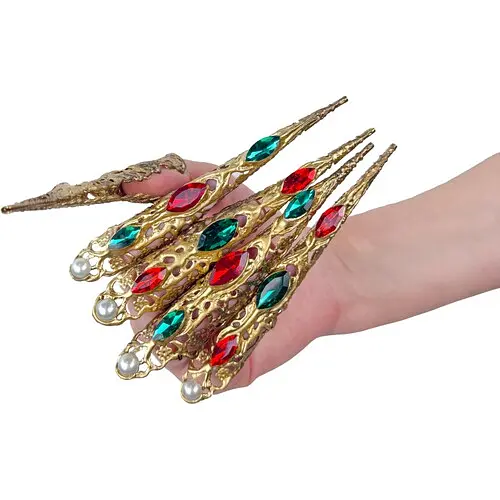 Кігті в камінні Cristal, в наборі 5 шт - фото 1