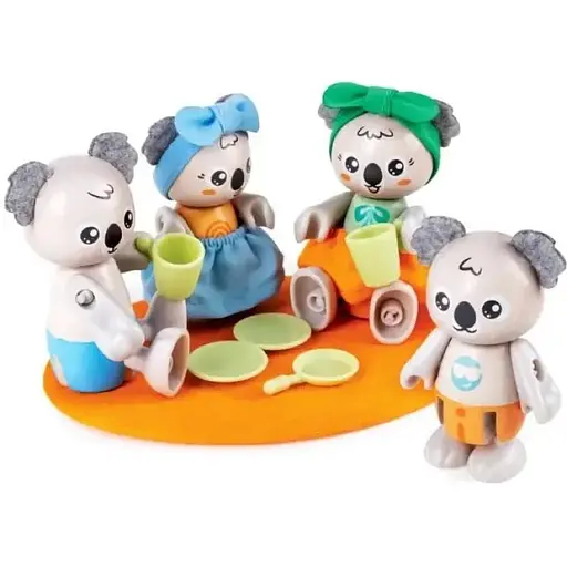 Дерев'яний набір Hape Сім'я коал E3528 набір ігрових фігурок - фото 1