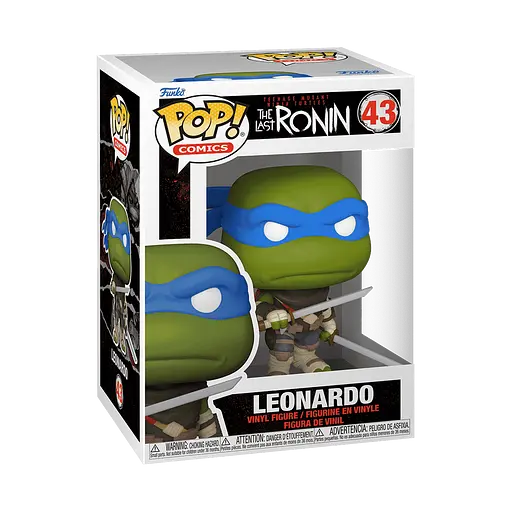 Фигурка Funko Pop Черепашек-ниндзя Последний Ронин Леонардо TMNT Last Ronin Leonardo 10 см FP TMNT LRL 43 - фото 3