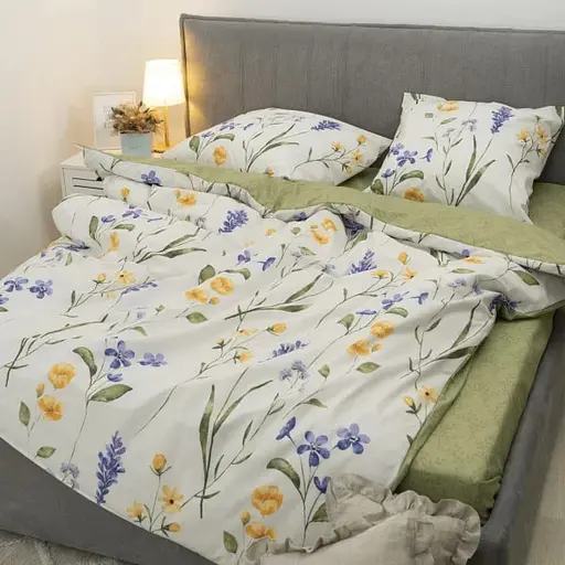 Комплект постільної білизни Viluta євро ранфорс 24266 100% бавовна - фото 2