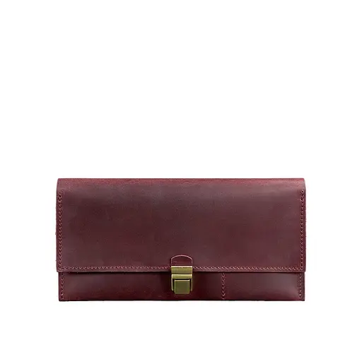 Кожаный тревел-кейс Journey 2.0 Crazy Horse бордовый - фото 8