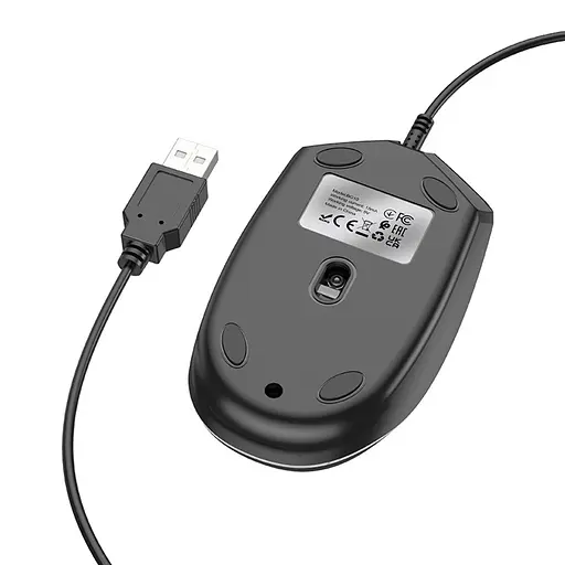 Ігрова миша Borofone BG10 з підсвічуванням чорна - фото 7