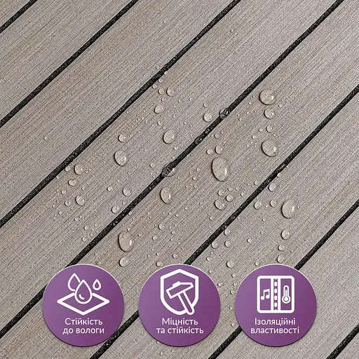 Покрытие виниловое самоклеющееся 3D рейки 600х600х2,8мм Дуб мокко SW-00002201 - фото 4