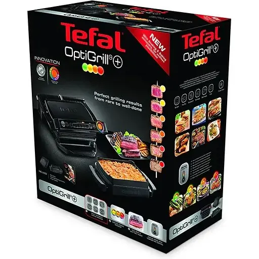 Гриль-барбекю Tefal GC714834 OptiGrill + 2000 Вт 30х20 см - фото 4