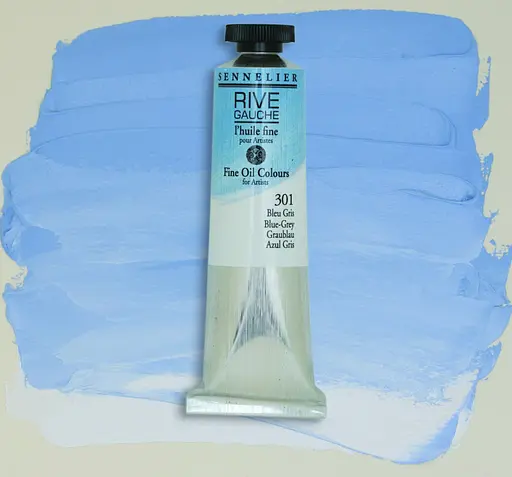 Масляная краска Rive gauche 40 мл, Сине-серый (Blue Grey) - фото 2