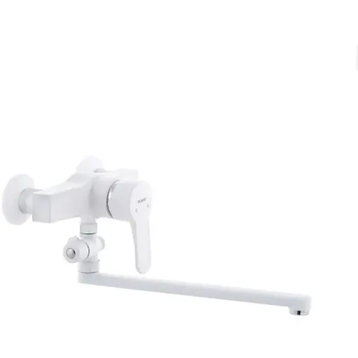 Смеситель для ванны PLAMIX Mario-006 White (без шланга и лейки) (PM0560) - фото 1