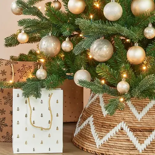 Набір ялинкових куль Mica Decorations кремові 4/6/8 см 46 шт. (1170772) - фото 2