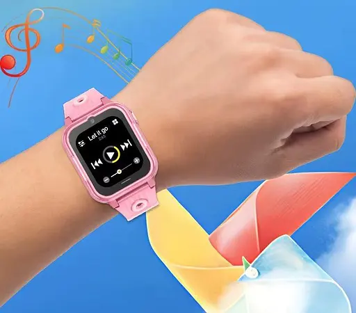 Дитячий смарт-годинник Smart Baby Watch D38-X3 з SIM-картою GPS прослуховуванням відеодзвінком 4G Play Market рожевий - фото 5