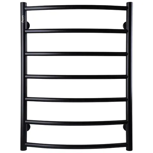 Полотенцесушитель UNIO LD W 700-500-7 BLK Лестница Дуга черная (21614) - фото 1