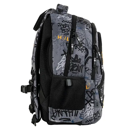 Рюкзак GoPack Education 175M-5 Free Style Сіро-чорний (GO26-175M-5) - фото 4