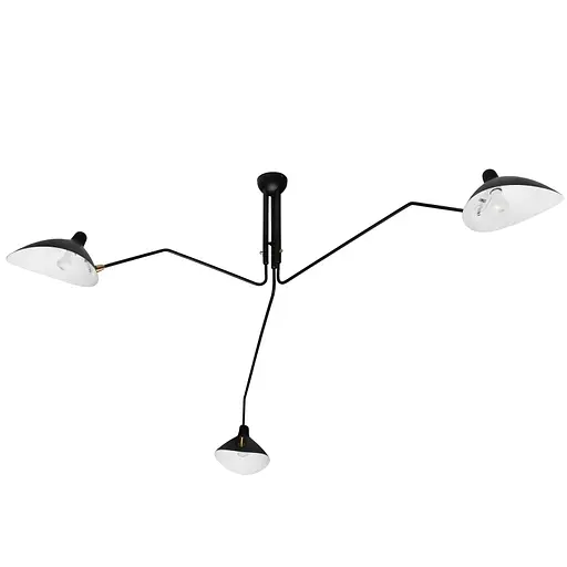 Люстра Brille павук стельова E27 60W BK (BL-339C/3)