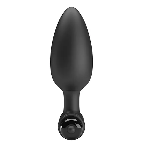 Аннальна пробка Mr. Play Vibrating Plug 11.8 см чорний - фото 7