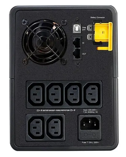 Источник бесперебойного питания APC 1600 ВА / 900 Вт / 7 А*ч (BX1600MI) - фото 4