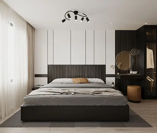 Стельовий світильник SV0046-5 BK+GD - фото 3