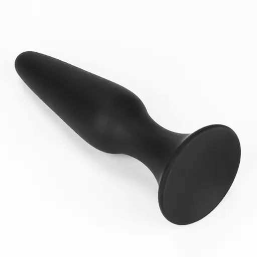 Анальна пробка LoveToy Lure Me Butt Plug Slim 11.5 см (чорний) - фото 4