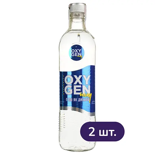 Горілка Oxygenium Легка Особлива 40% 1 л (2 шт. х 0.5 л) - фото 2