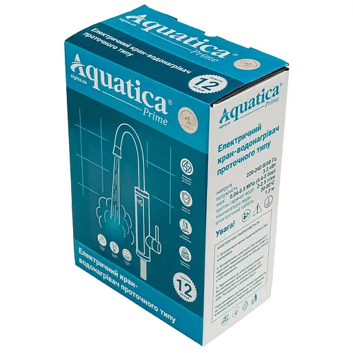 Проточний водонагрівач AQUATICA s96 3.3кВт для кухн (9796133) - фото 12