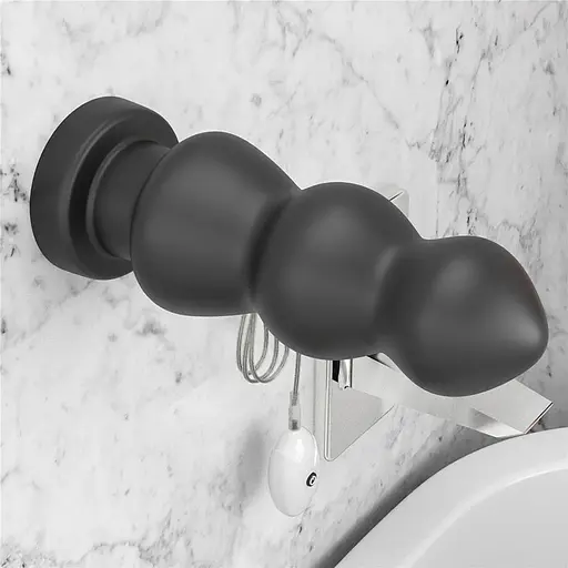 Анальна пробка LoveToy King Sized Vibrating Anal Rigger 20 см (чорний) - фото 11