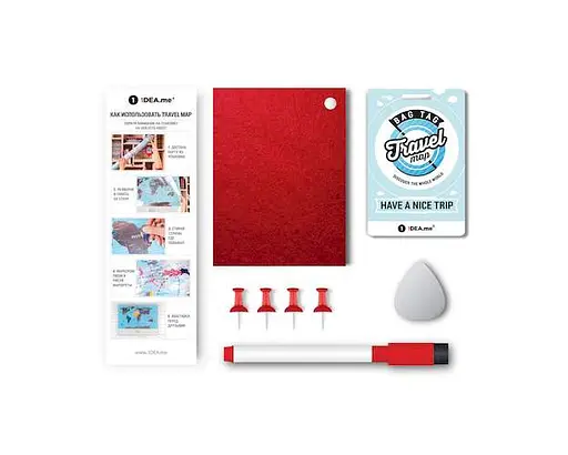 Скретч карта мира 1DEA.me Travel Map Silver World (13010) - фото 3