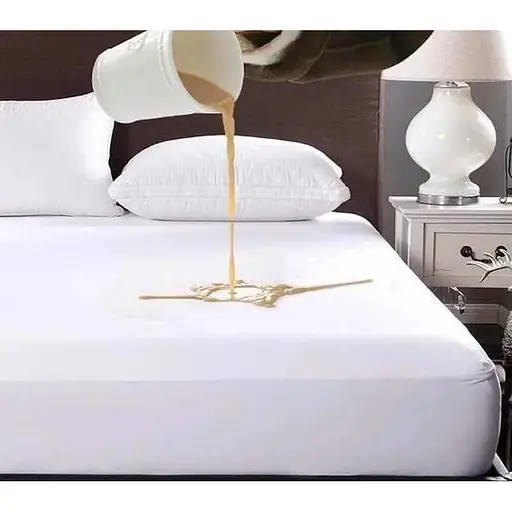 Водонепроникний бавовняний наматрацник аквастоп білий 180 х 200