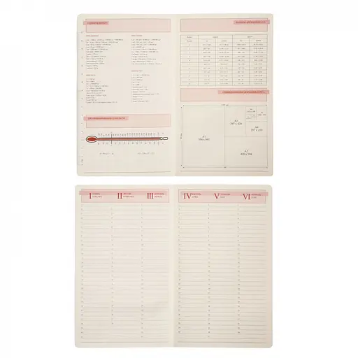 Записник деловой Leo Planner Alpha датированный 12 х 20 см 352 страницы (252629) - фото 8