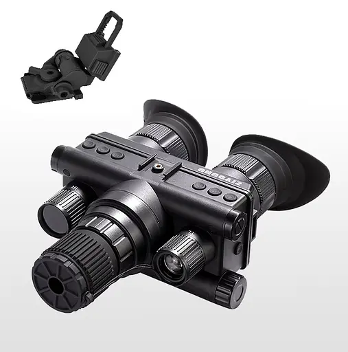 Цифровой бинокль ночного видения Ziyouhu OHB-R5 1080P (до 600м) HD с креплением FMA L4G24 на шлем