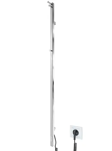 Электрический полотенцесушитель Mario Ray Cubo-I 1500x30 TR таймер-регулятор 2.2.1203.16.Р, Хром, нижнее, Электронный - фото 1