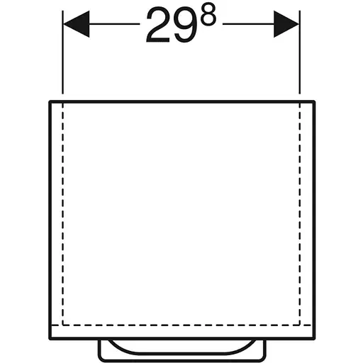 Шафа підвісна Geberit Selnova Square 501.272.00.1 білий, Білий, Білий - фото 2