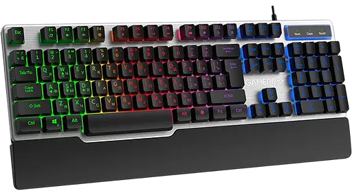 Клавіатура GamePro Stinger GK599 RGB Grey - фото 2