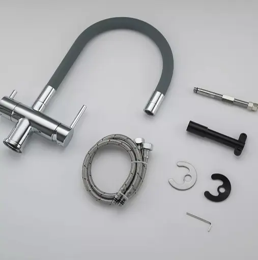 Змішувач для кухні Gappo з виходом для питної води, з гнучким виливом G4398-30 - фото 6