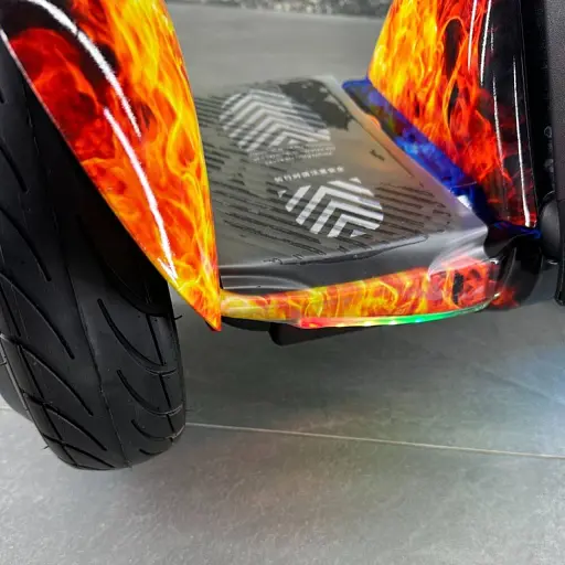 Гироскутер Ninebot Mini С Ручкой Огонь и лед - фото 5