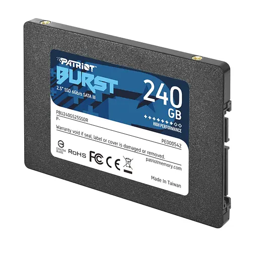 SSD накопитель Patriot Burst Elite 240 GB 2.5" 7 mm SATA III - фото 5