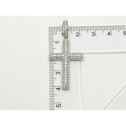 Золотий хрестик Імперія золота з фіанітами. КР048БИ - фото 3