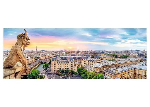 Пазл Trefl Вид из собора Нотр-Дам де Пари 1000 эл. панорама (29029) - фото 2