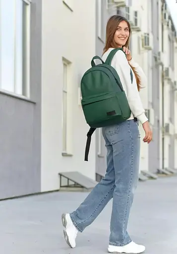 Женский рюкзак Sambag Zard LST зеленый 46 х 28 х 13 см (25018007) - фото 4