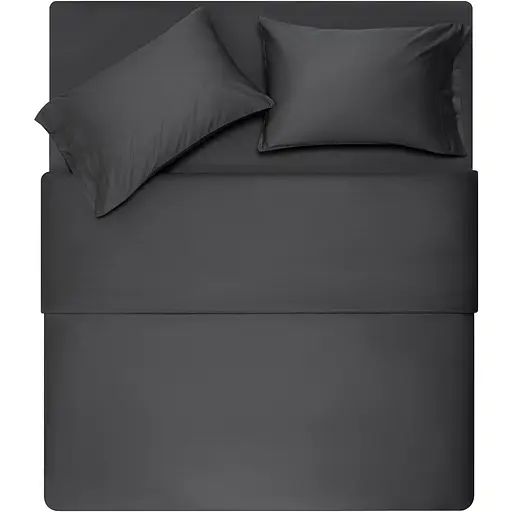 Набір постільної білизни 2,0сп Ardesto Mix&Match, підковдра 200х220см, 100% бавовна, сатин, сірий (ART2022SY) - фото 1