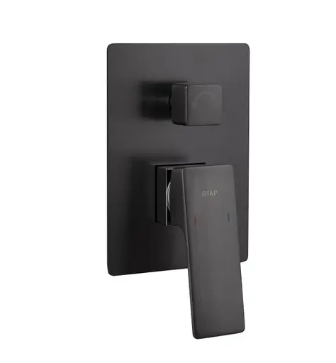 Душевая система универсальная Qtap Gemini Gunmetal Black PVD скрытого монтажа QTGEM114GMB45704 - фото 2